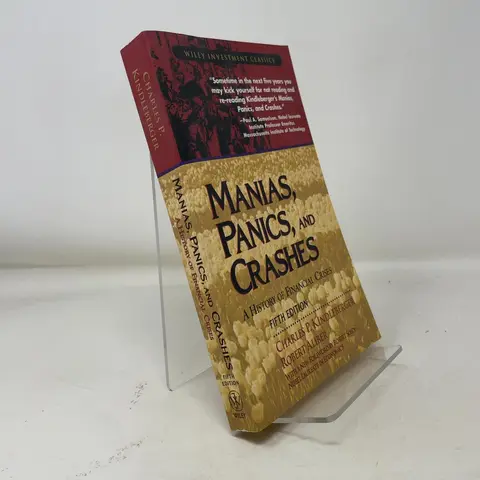 Cover of Manias, Panics, and Crashes