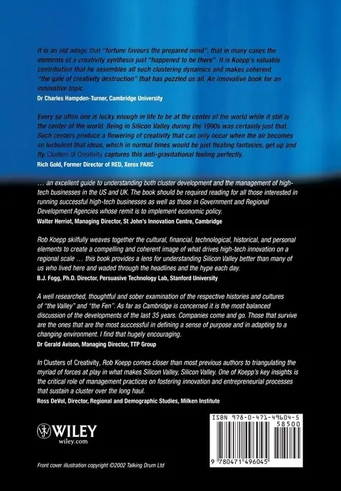 Cover of Clusters of Creativity