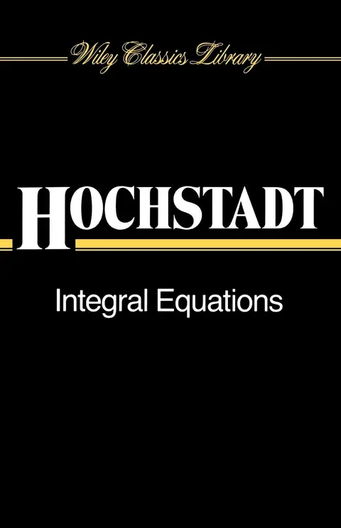 Cover of Integral Equations