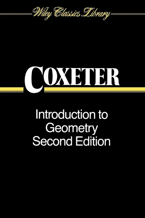 Cover of Introduction to Geometry