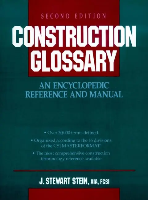 Cover of Construction Glossary