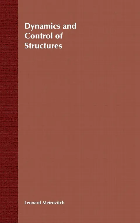 Cover of Dynamics and Control of Structures