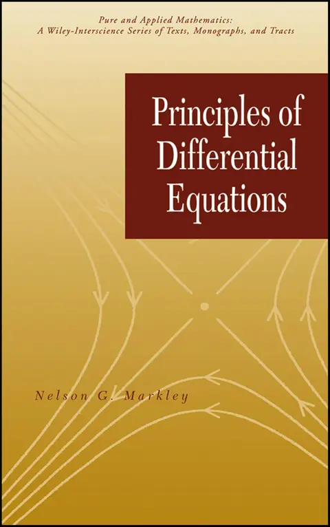 Cover of Principles of Differential Equations