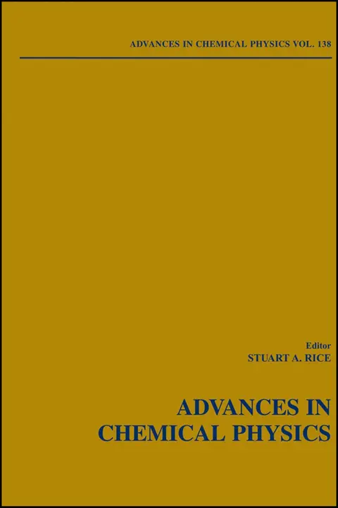 Cover of Advances in Chemical Physics, Volume 138