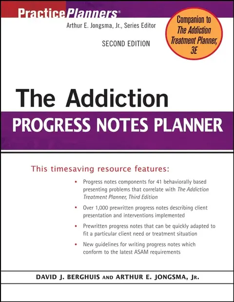 Cover of The Addiction Progress Notes Planner