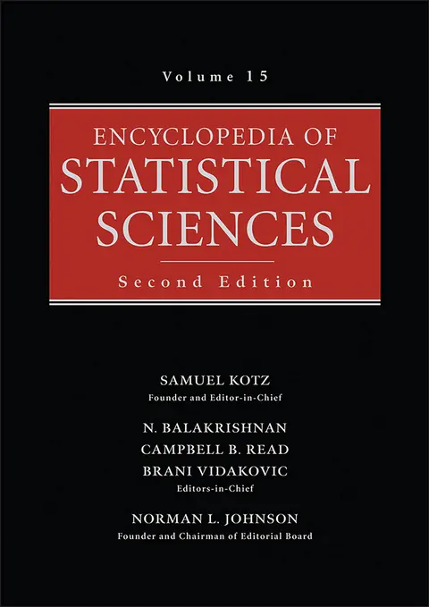 Cover of Encyclopedia of Statistical Sciences, Volume 15