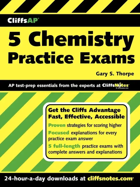 Cover of CliffsAP 5 Chemistry Practice Exams