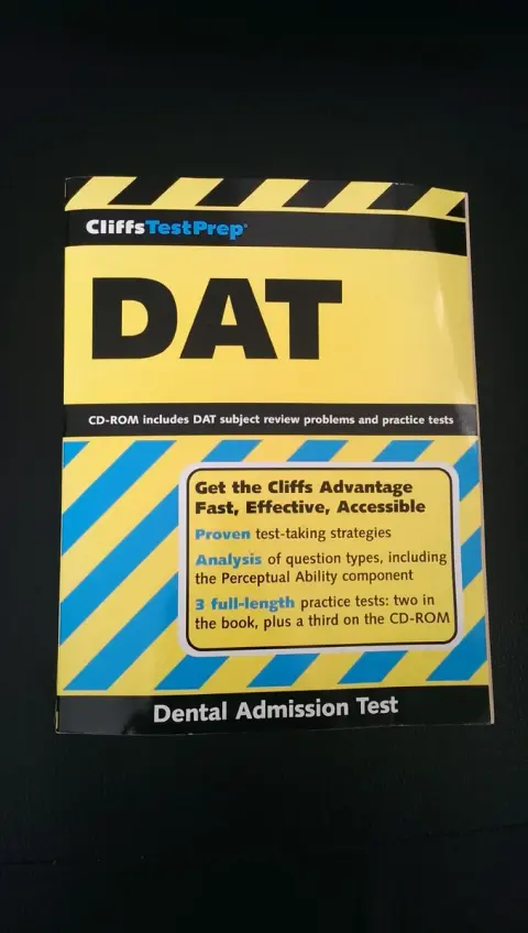 Cover of Cliffstestprep Dat