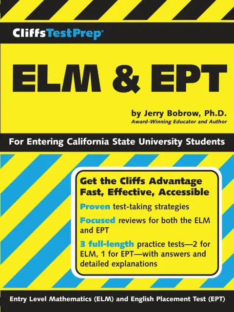 Cover of CliffsTestPrep ELM & EPT