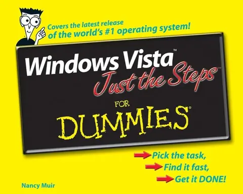 Cover of Windows Vista Just the Steps for Dummies