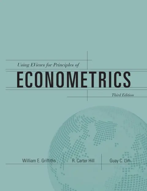 Cover of Using EViews for Principles of Econometrics