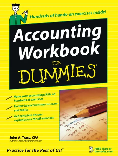 Cover of Accounting Workbook for Dummies