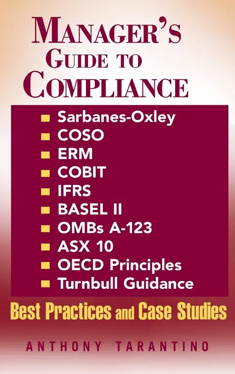 Cover of Manager's Guide to Compliance