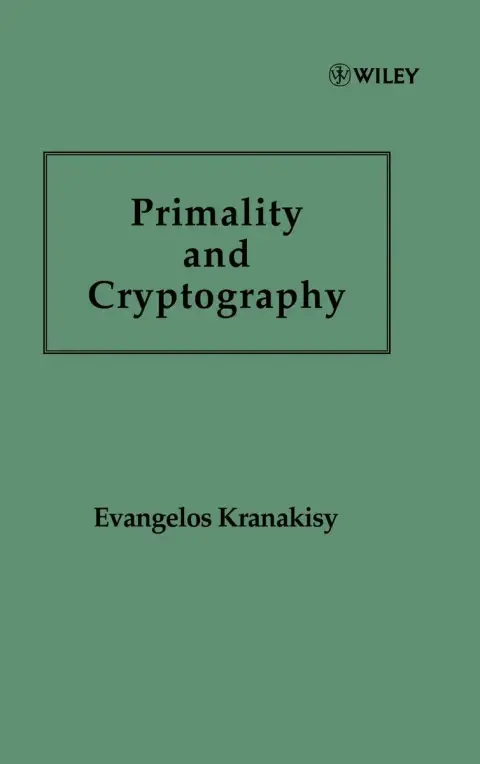 Cover of Primality and Cryptography