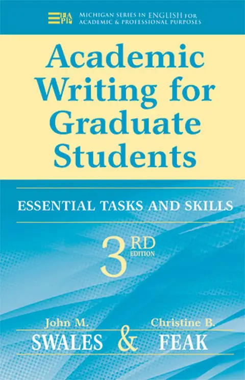 Cover of Academic Writing for Graduate Students
