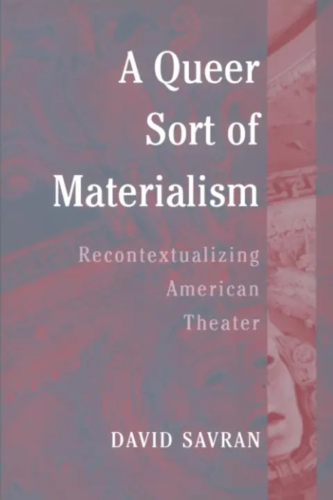 Cover of A Queer Sort of Materialism