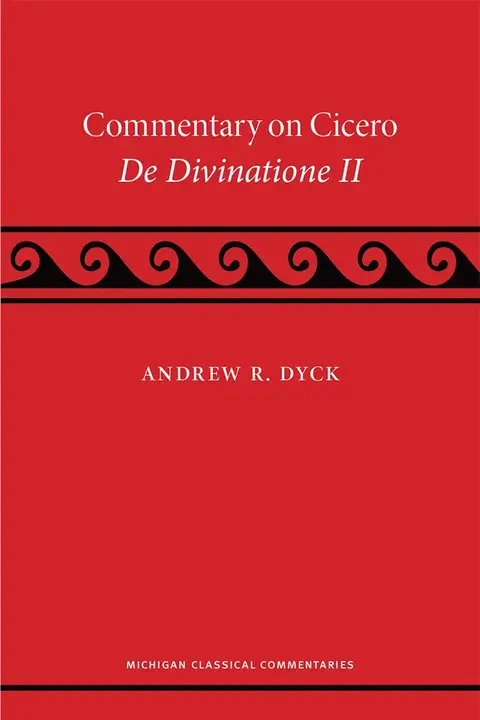 Cover of A Commentary on Cicero, De Divinatione II
