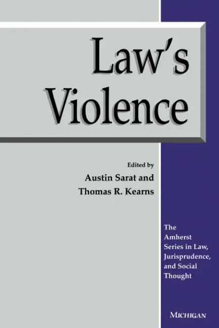 Cover of Law's Violence