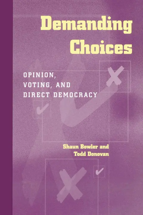 Cover of Demanding Choices