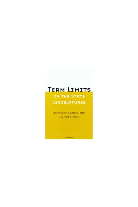 Cover of Term Limits in State Legislatures