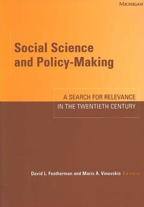Cover of Social Science and Policy-Making
