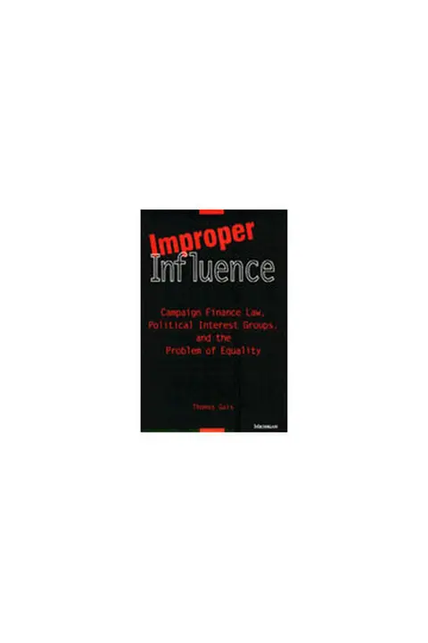 Cover of Improper Influence