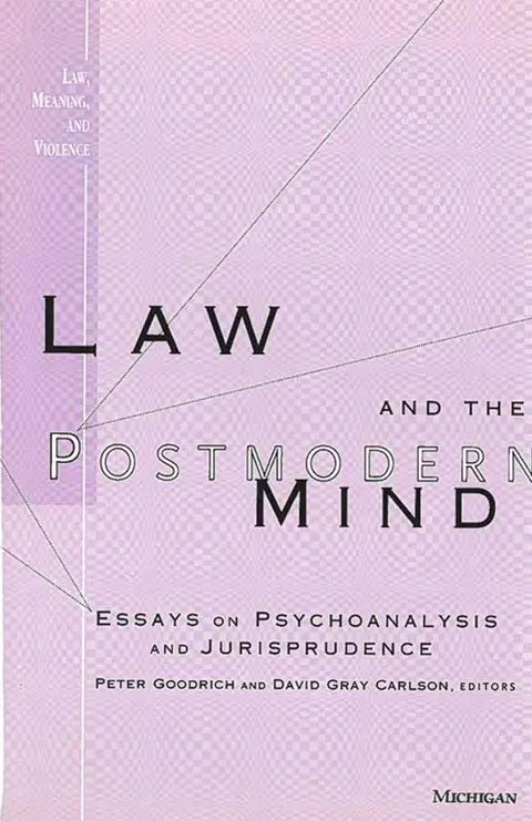 Cover of Law and the Postmodern Mind
