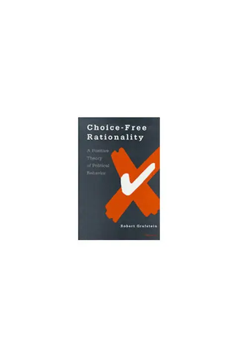 Cover of Choice-Free Rationality
