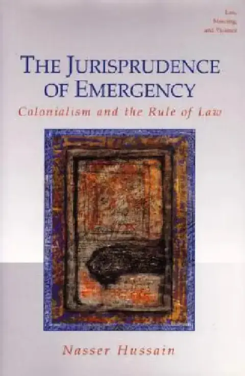 Cover of The Jurisprudence of Emergency