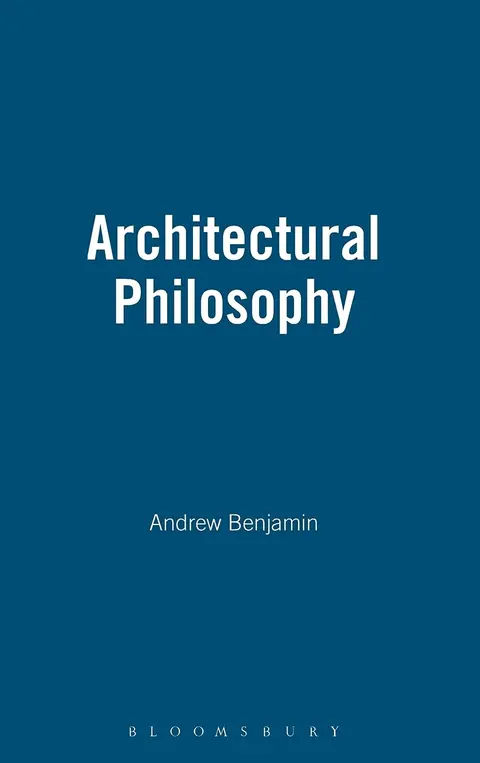 Cover of Architectural Philosophy