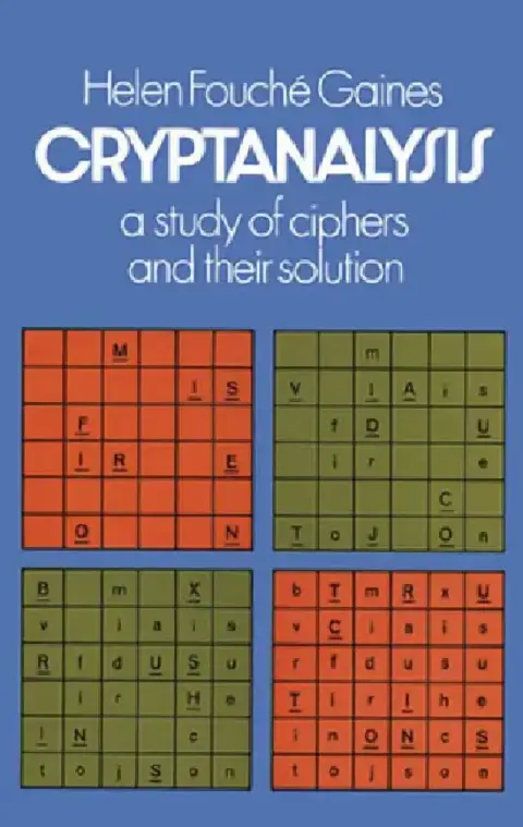 Cover of Cryptanalysis