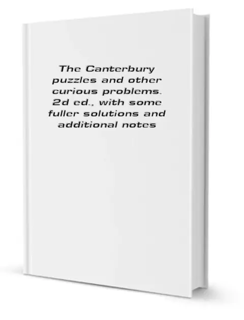 Cover of The Canterbury Puzzles