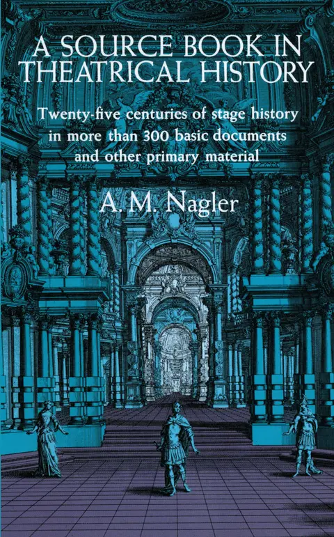 Cover of Source Book in Theatrical History