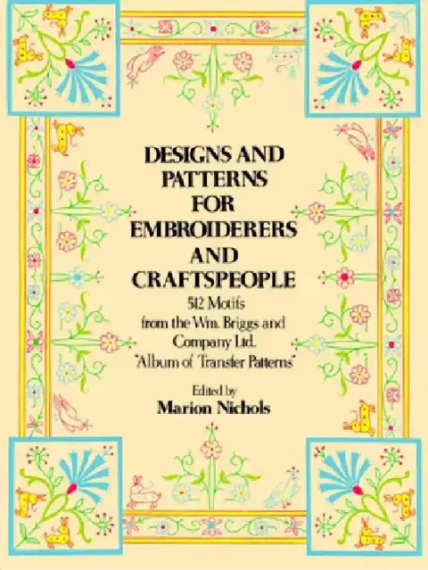 Cover of Designs and Patterns for Embroiderers and Craftspeople