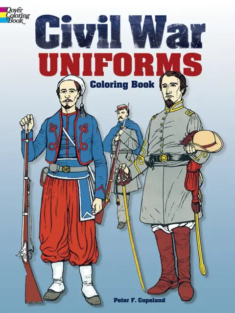 Cover of Civil War Uniforms Coloring Book
