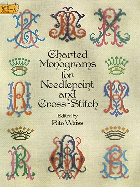 Cover of Charted Monograms for Needlepoint and Cross-Stitch