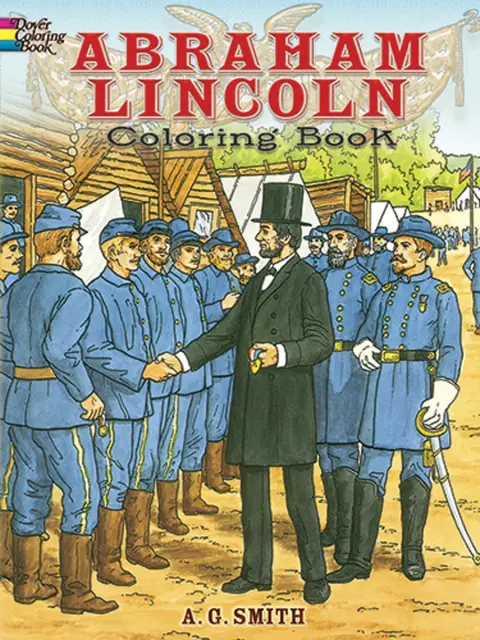 Cover of Abraham Lincoln Coloring Book