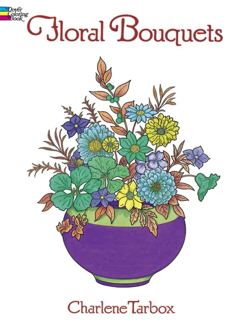 Cover of Floral Bouquets Colouring Book