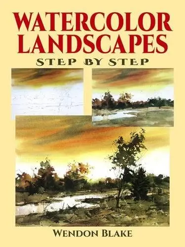 Cover of Watercolor Landscapes Step by Step