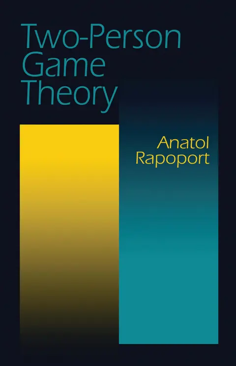 Cover of Two Person Game Theory