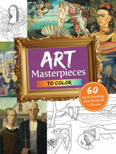 Cover of Art Masterpieces to Colour