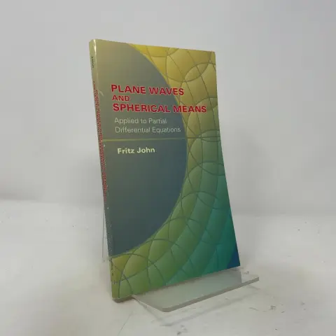 Cover of Plane Waves and Spherical Means Applied to Partial Differential Equations