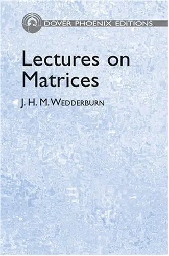 Cover of Lectures on Matrices