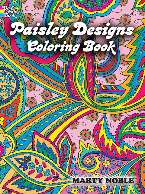 Cover of Paisley Designs Coloring Book