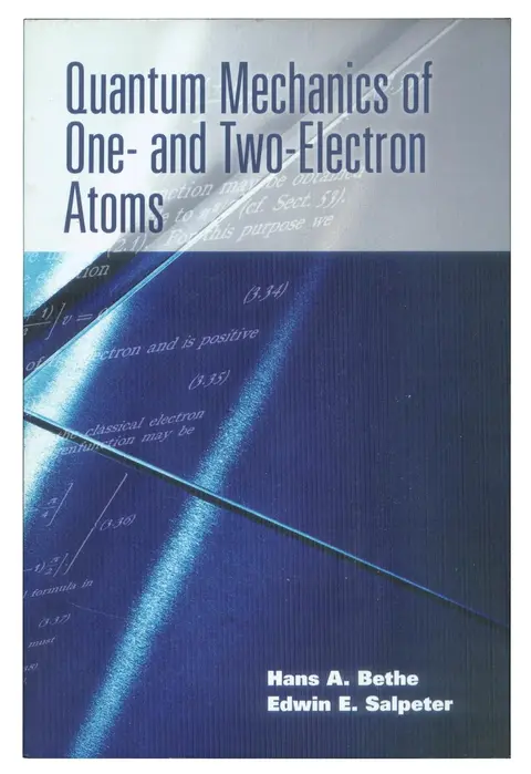 Cover of Quantum Mechanics of One- And Two-Electron Atoms