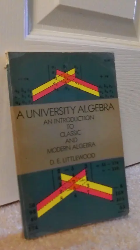 Cover of A University Algebra
