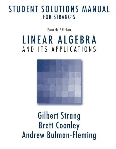 Cover of Strang's Linear Algebra and Its Applications
