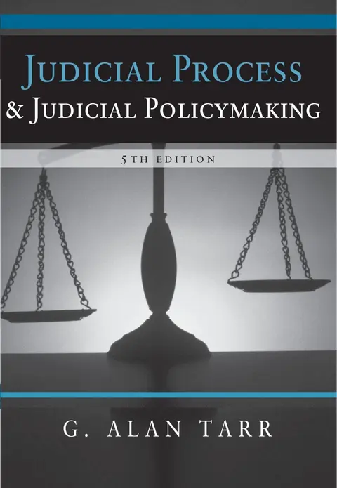 Cover of Judicial Process and Judicial Policymaking