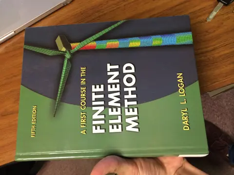 Cover of First Course in the Finite Element Method
