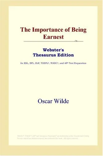 Cover of The Importance of Being Earnest